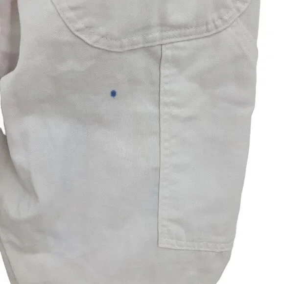 Unisex‎ Upcycled White Painters Pants 34x30 Multicolor Party Graffiti Streetwear